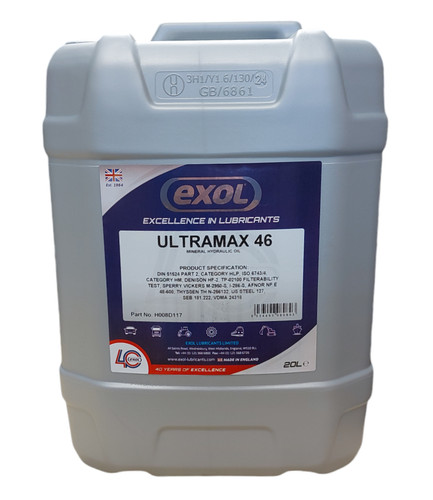 Exol hydraulic oil 20ltr a - oil, 46